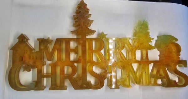 Merry Christmas arbre & maison