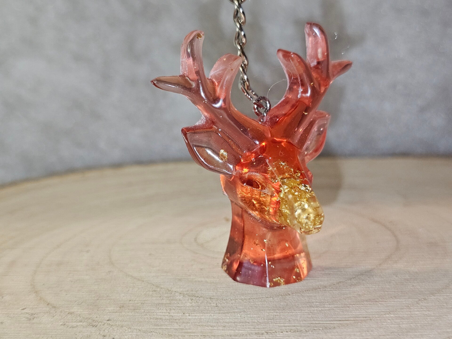 PORTE CLE TETE DE CERF