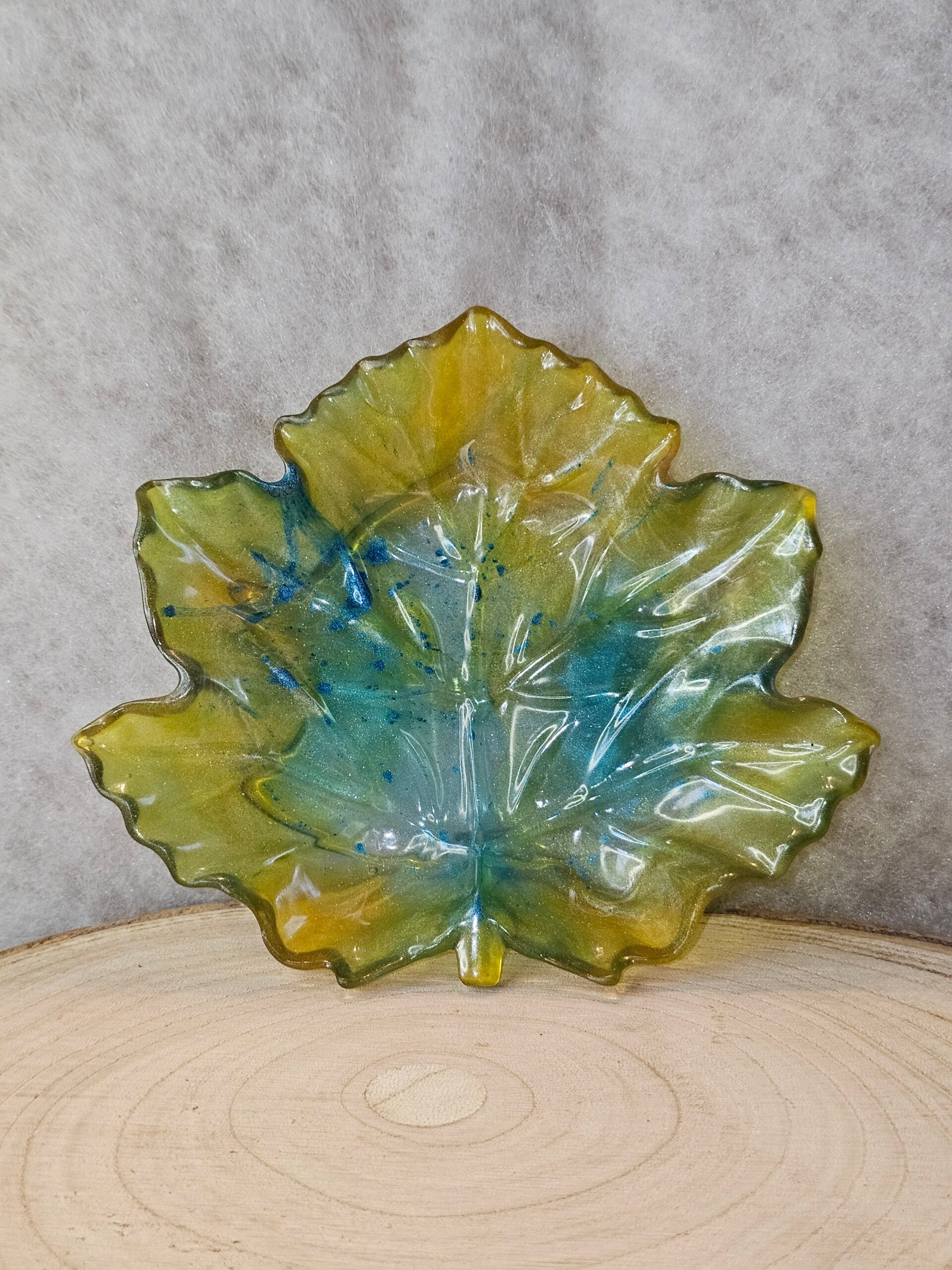 VIDE POCHE FEUILLE ERABLE ORANGE / JAUNE / VERT / BLEU