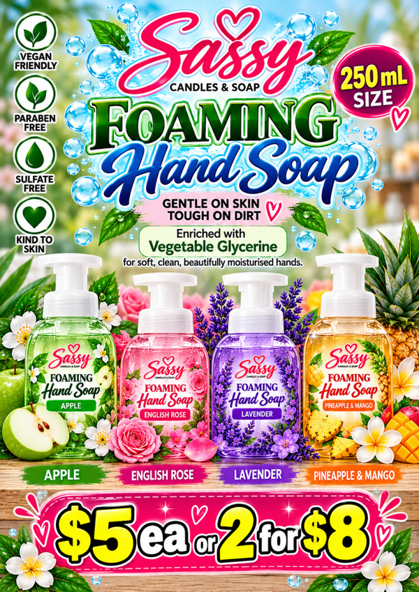 Sassy Foaming Soap $5 or 2 for $8