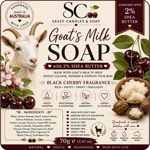 Goats Milk Soap 70gm Now with Shea Butter