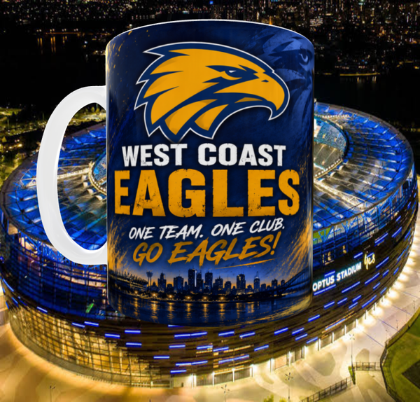 “Footy Mugs – Dockers & Eagles Designs”