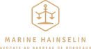 Marine HAINSELIN - Avocate au Barreau de BORDEAUX