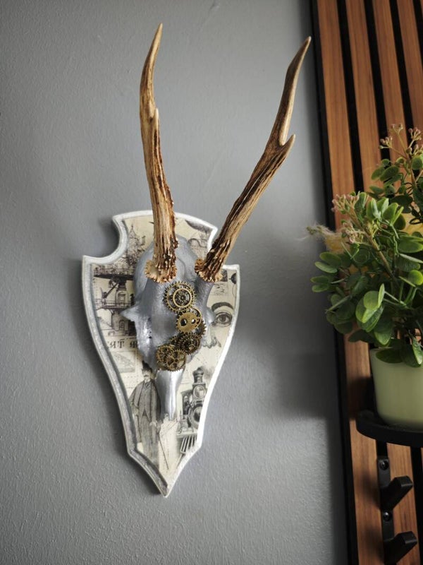 Rehgehörn Steampunk Silver