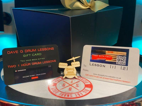 DRUM LESSON GIFT CARD