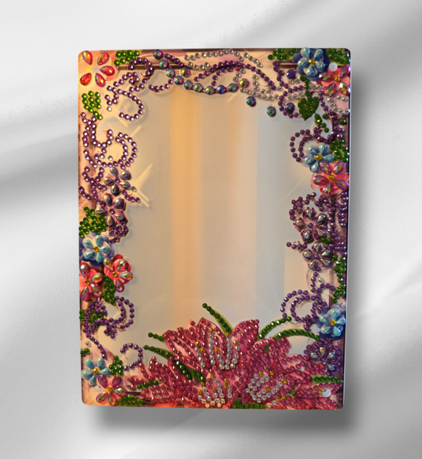 Bilderrahmen mit Diamond Steinen verziert