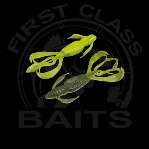 7cm Classy Flapper Lime Pumpkin UV 6stk.