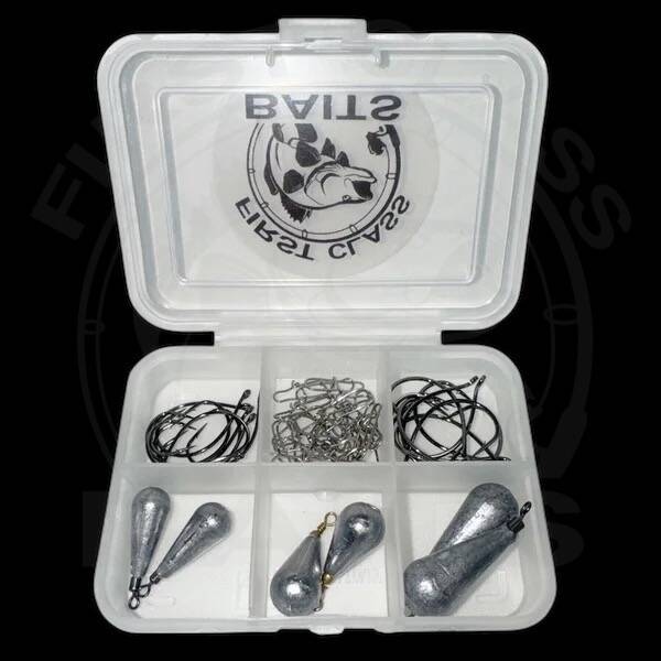 First Class Baits Kickback / Dropshot Box2 51 Teile inkl. Box