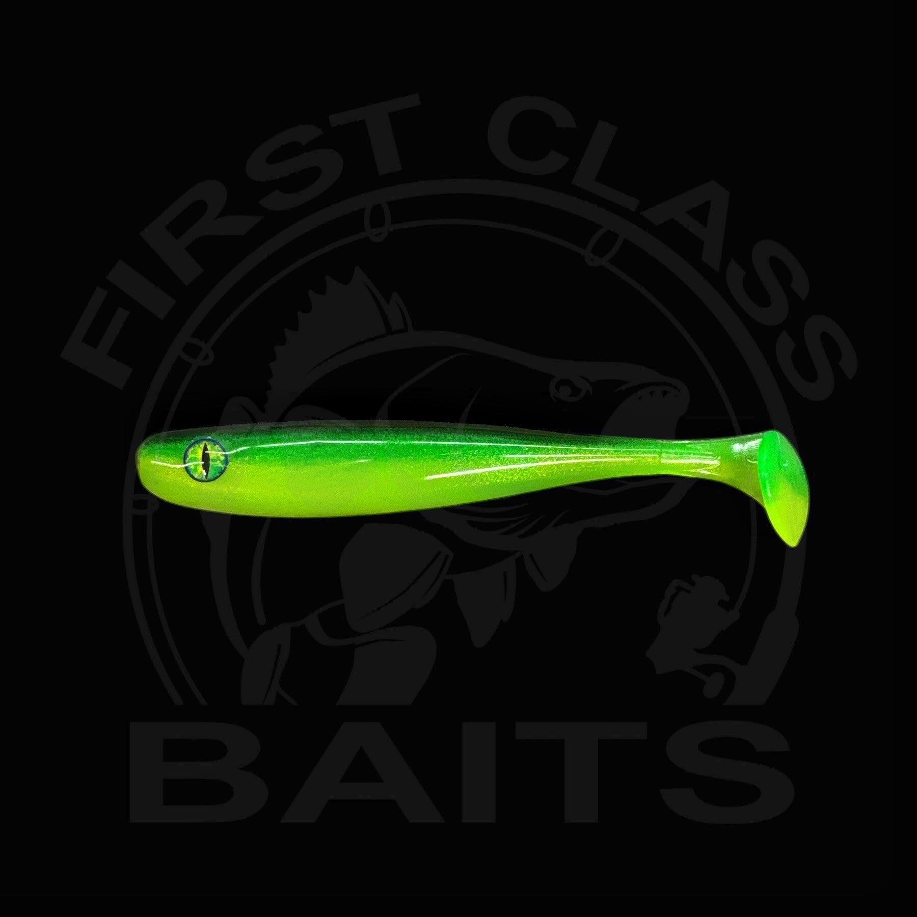 10cm Classy Shiner Green Mamba Snake Eye UV 3stk.