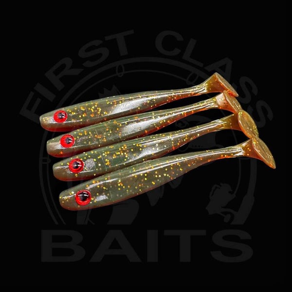 10cm Classy Slim Shiner Motoroil Red Eye UV 4stk.