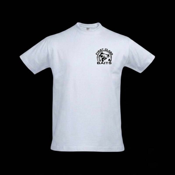 First Class Baits T-Shirt Weiß / White