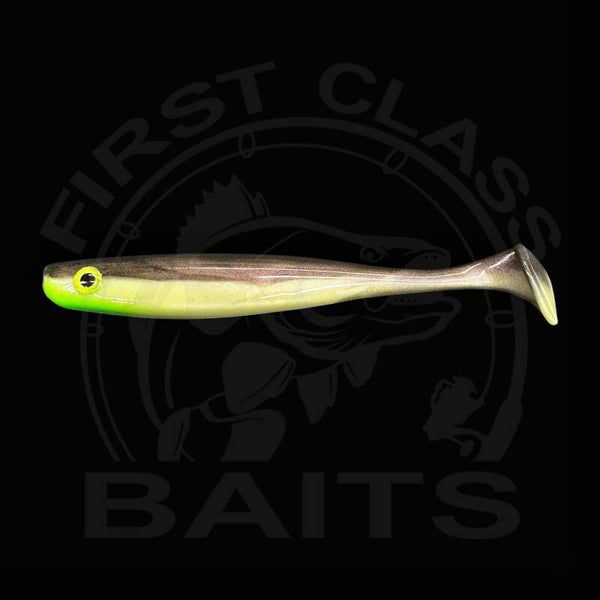 14cm Classy Slim Shiner Toxic Lime UV 3stk.