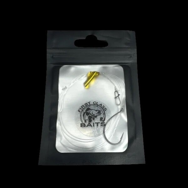 Kickback Rig fertiges Vorfach / Wide Gape Haken #1/0