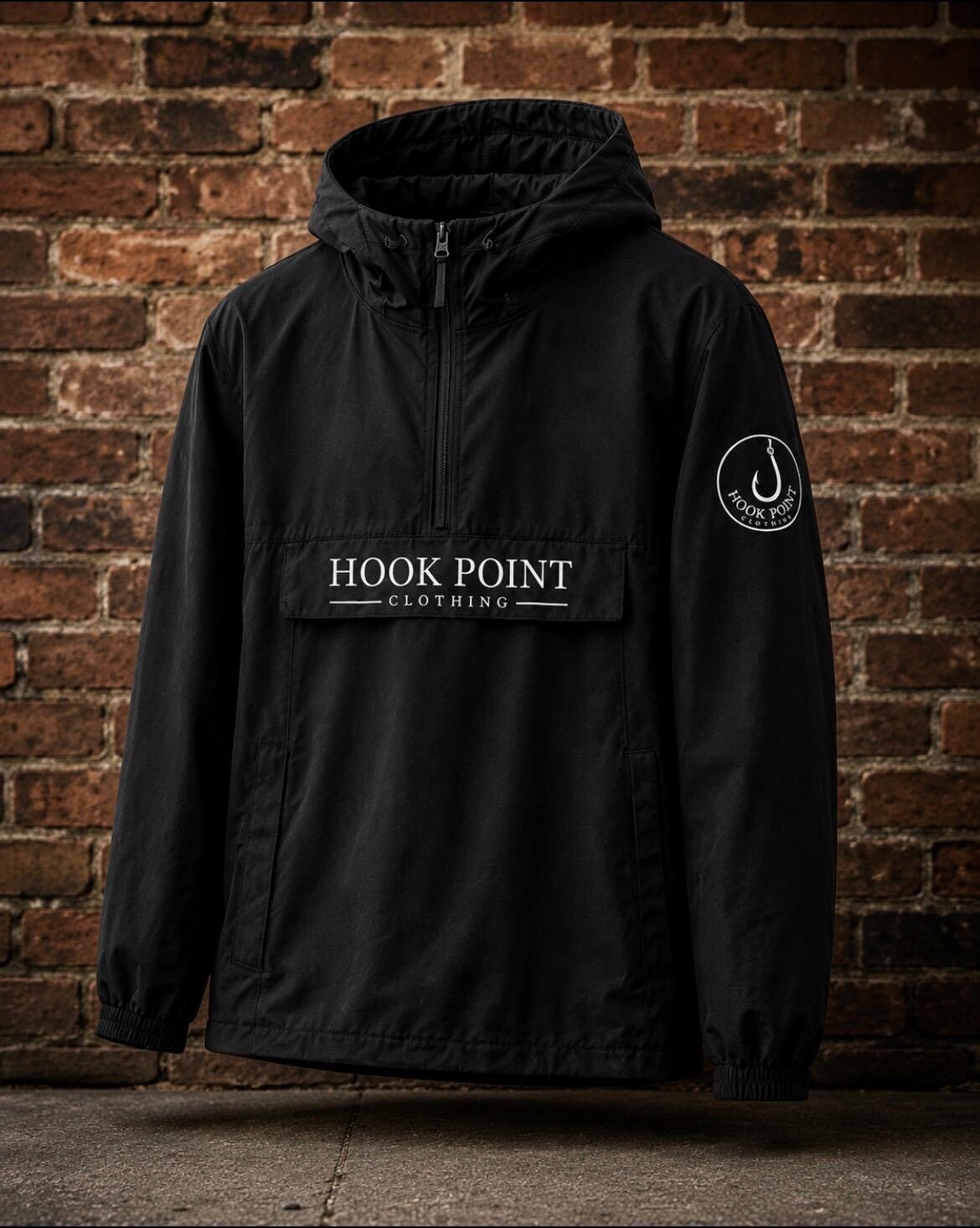 HP BLACK WATERPROOF WINDBREAKER