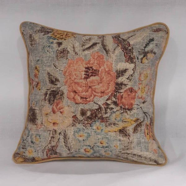Cojín vintage salmón 45x45