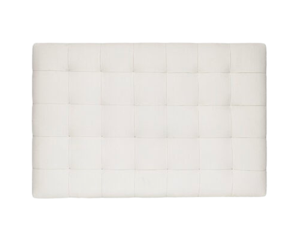 Cabecero falso capitoné con pespuntes