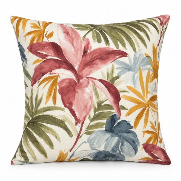 Cojín Jungle fresa 45x45