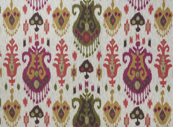 Estampado Ikat Malaca multicolor de Güell Lamadrid