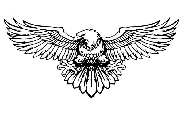 Majestic Eagle Car Decal
