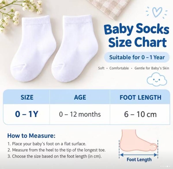 Chaussette nouveau né