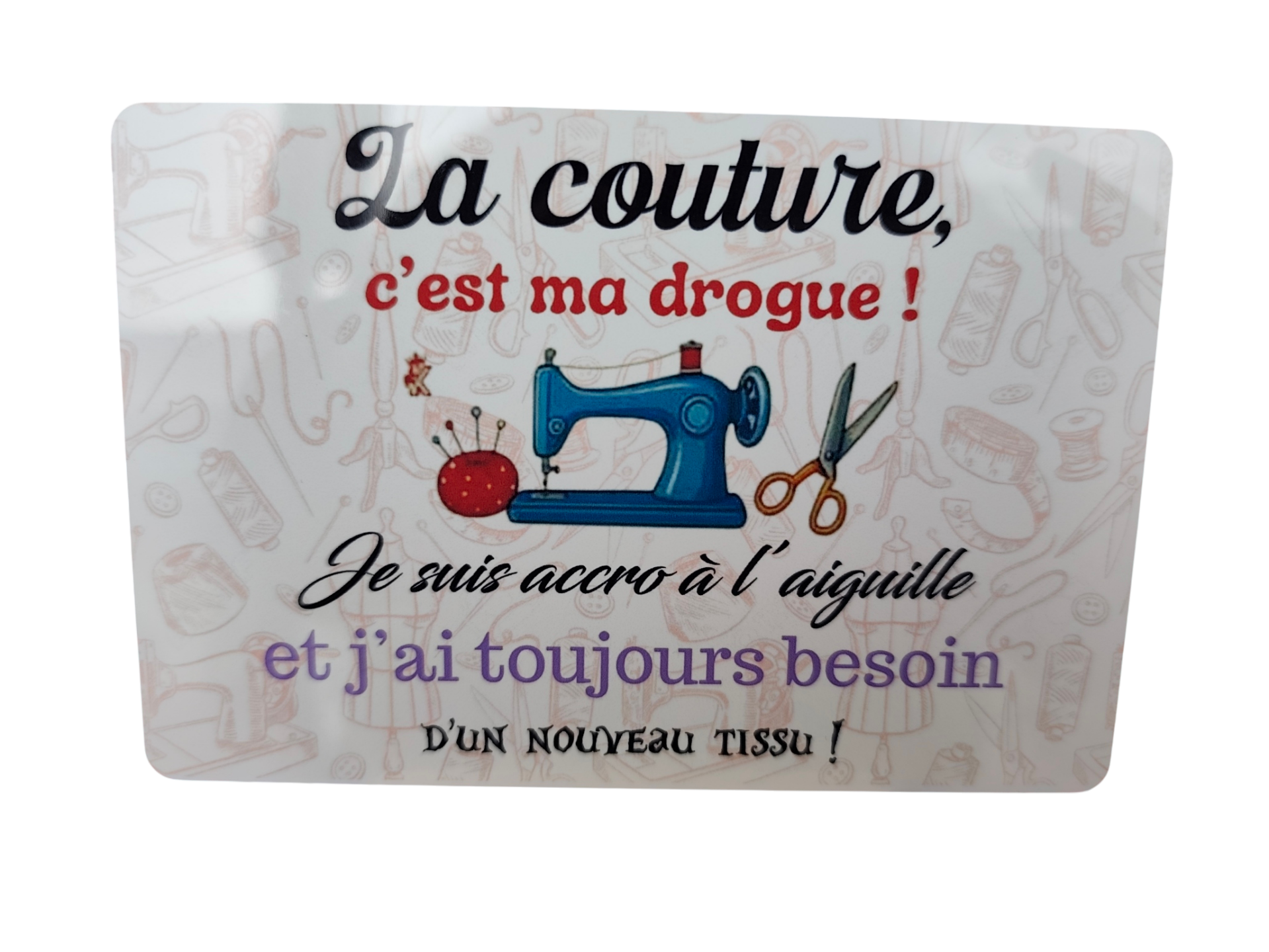 Petite plaque métallique