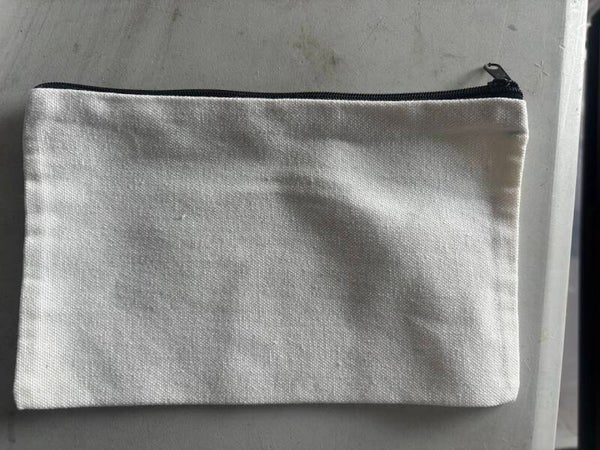 Pochette fermeture éclaire noir