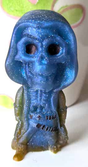 Personnage tête de mort