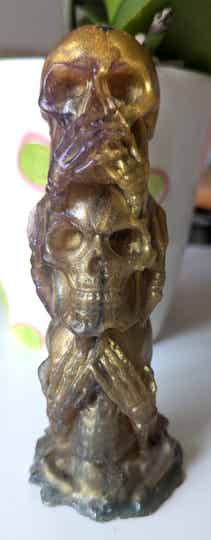 Tête de mort superposé