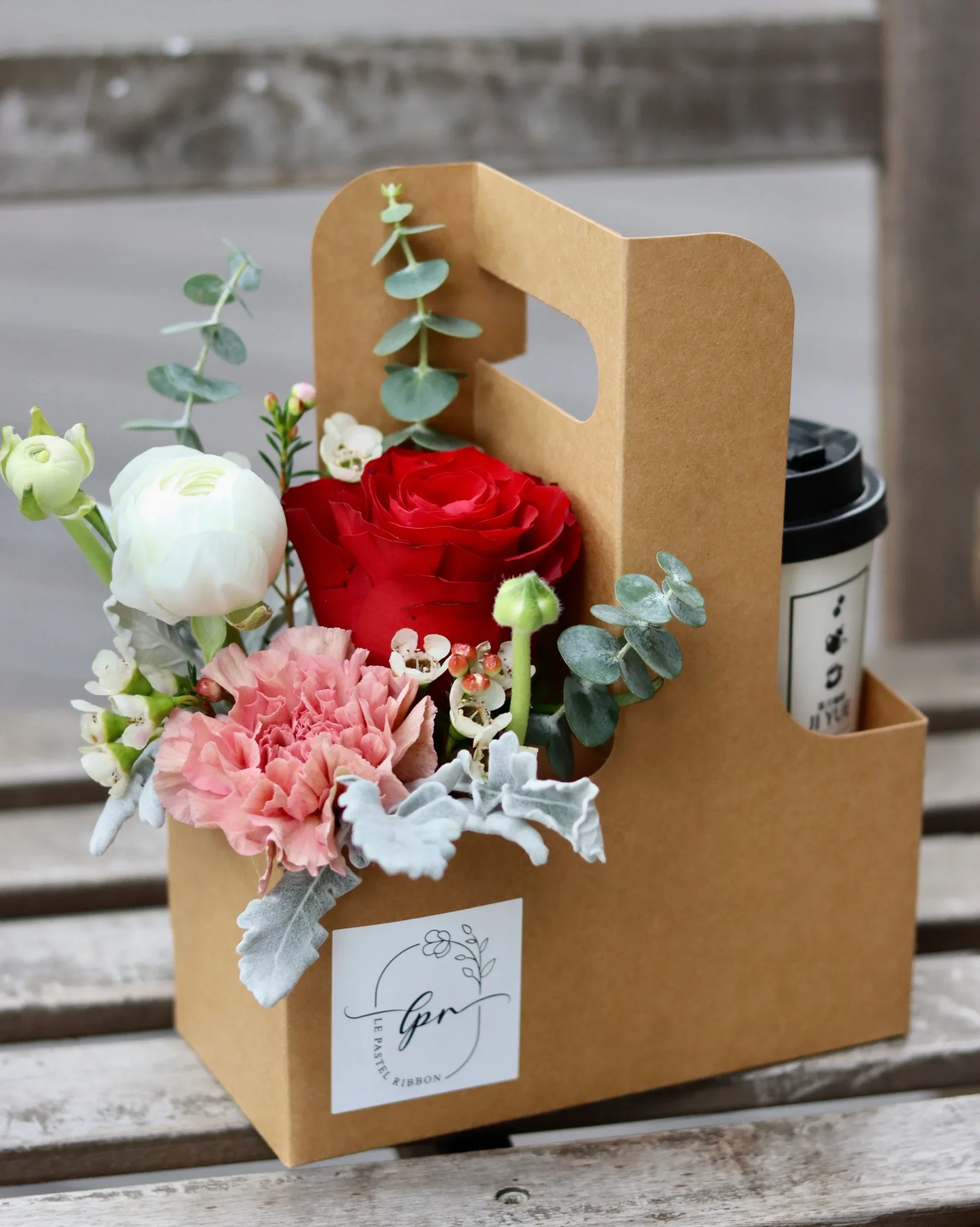 Flower Breakfast box per 1 persona