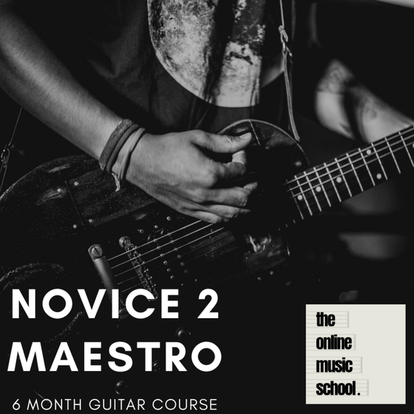 Novice 2 Maestro Guitar Course (6 Months)