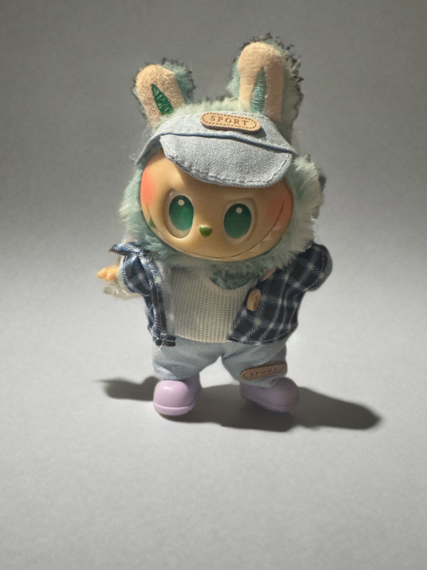 Muñeco Chaqueta de cuadros y gorra