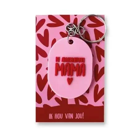 Sleutelhanger  - De allerliefste mama