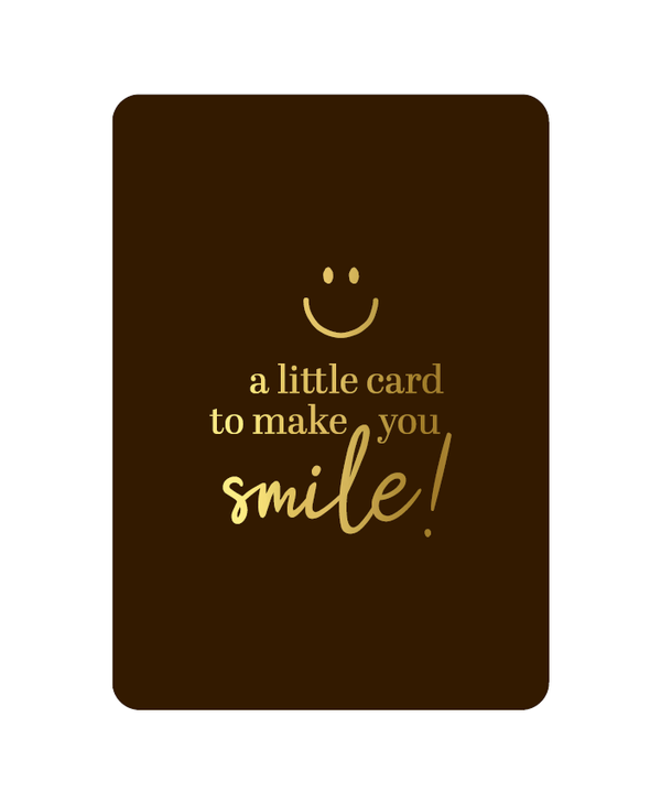 Wenskaart - A6- Smile