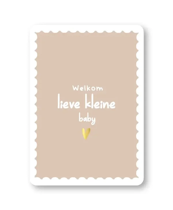 Wenskaart - A6 - Hello baby