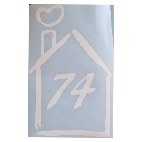 Containersticker - huis -