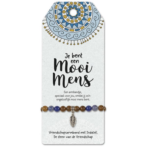 Wensarmband - mooi mens
