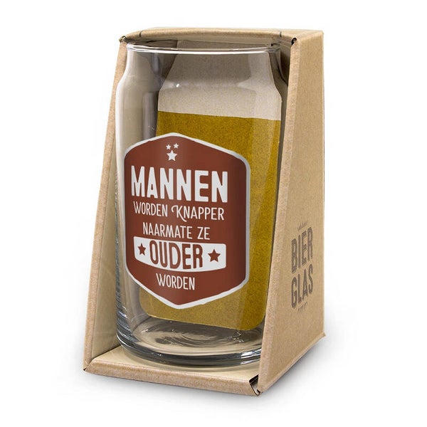 Bierglas - Mannen knapper