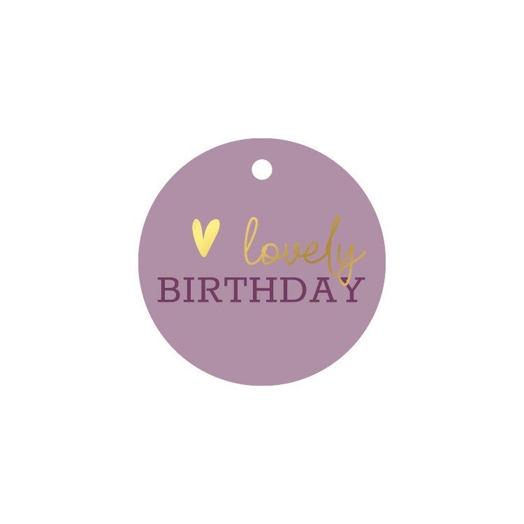 Cadeaulabel Lovely Birthday