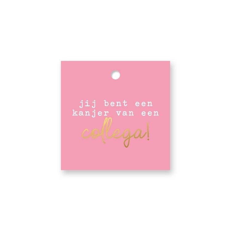 Cadeaulabel Collega
