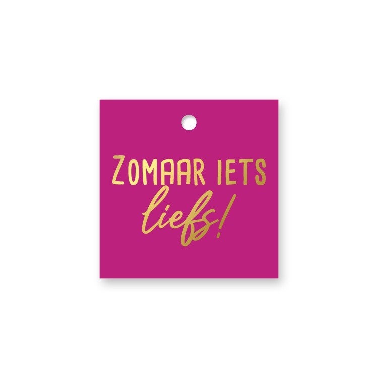 Cadeaulabel zomaar iets liefs