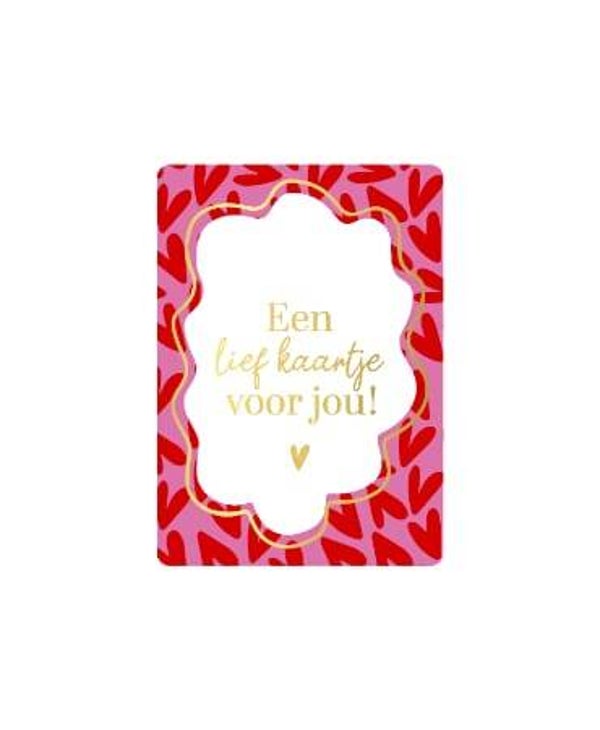 Cadeau-Kaartje Een lief kaartje