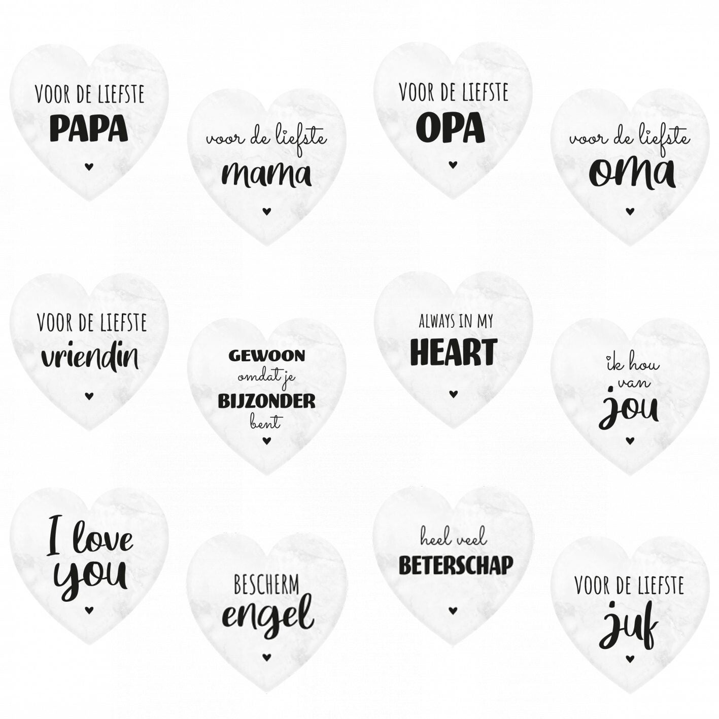 Marmeren Hartenwensen