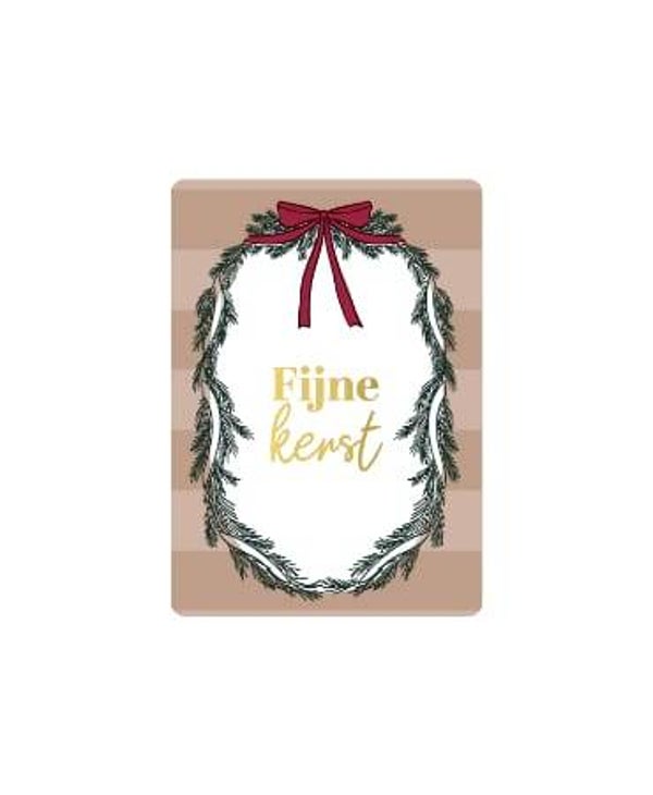 cadeau-Kaartje Fijne Kerst
