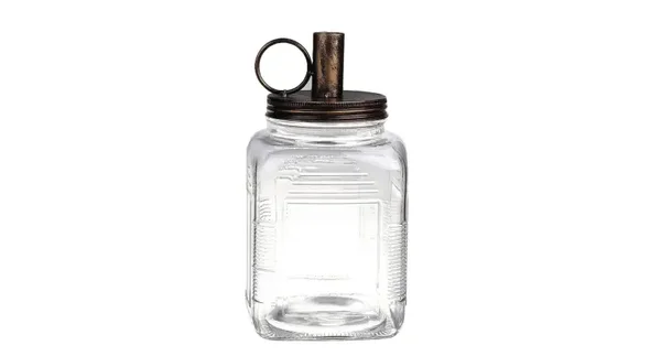 Kandelaar cantrall d9/12xh23.3 cm helder glas