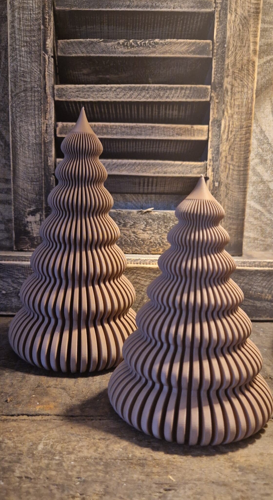 Kerstboompjes - Bruin -