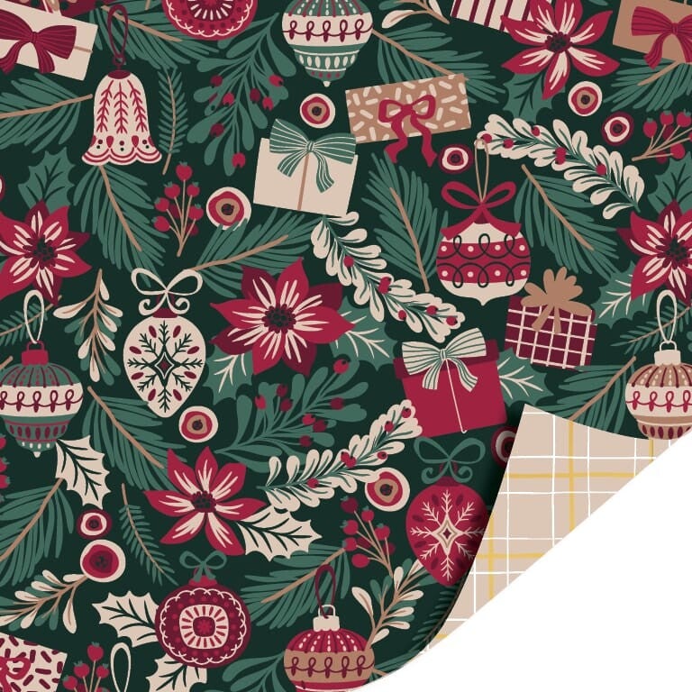 Inpakpapier - Kerstboom -