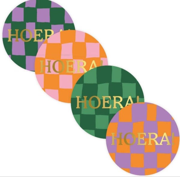 Stickers - Hoera -