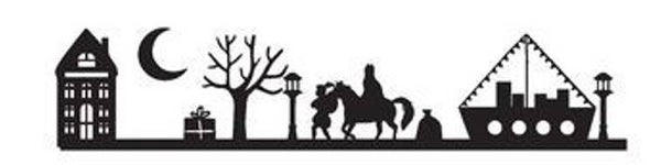 Statische raamfoliesticker - Haven sinterklaas -