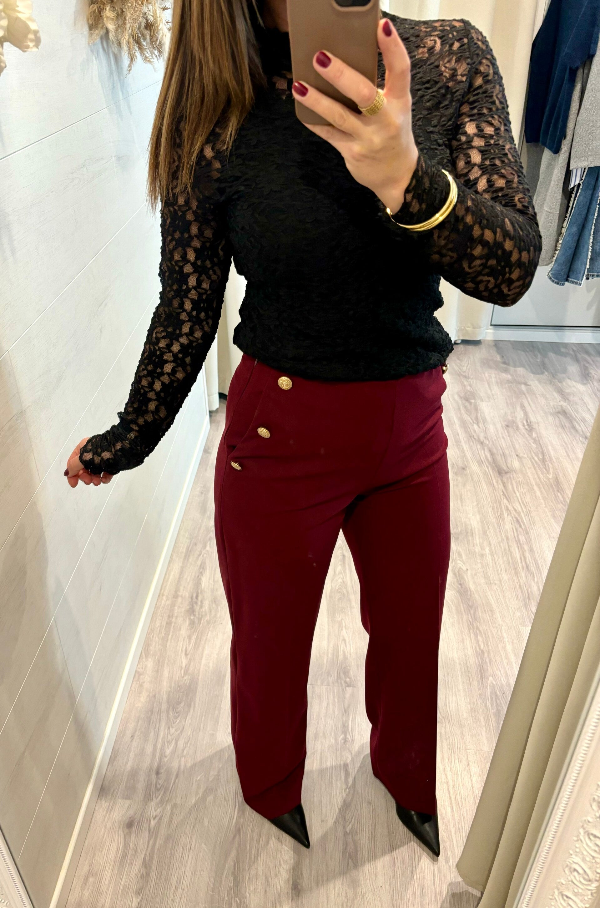 Pantalon Sophie - Bordeaux