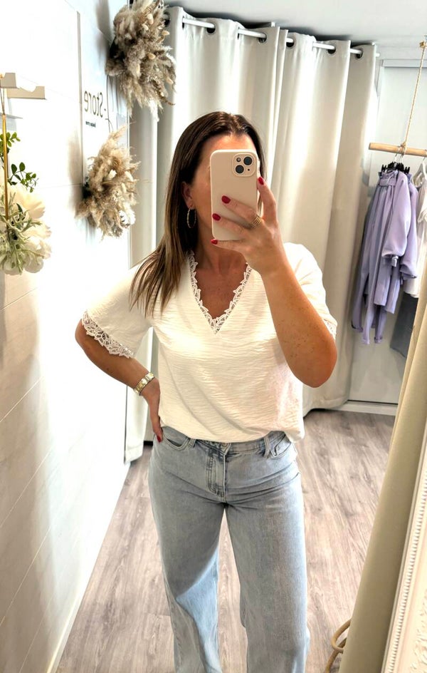 Blouse Victoire - blanc